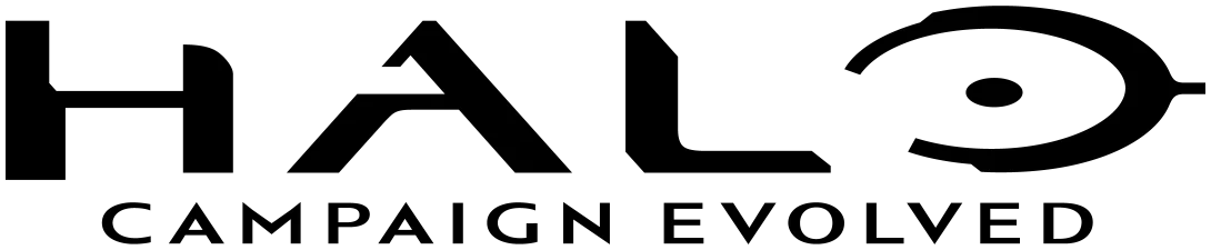 The black Halo Campaign Evolved logo is displayed on a plain white background.